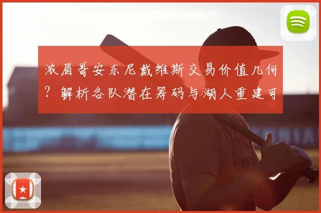 浓眉哥安东尼戴维斯交易价值几何？解析各队潜在筹码与湖人重建可能